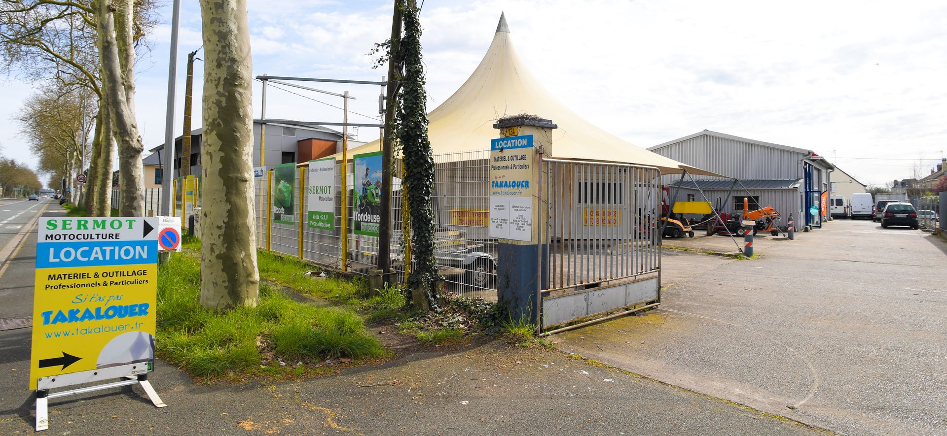 Rayon pièces détachées et consommables motoculture — magasin Sermot Angers